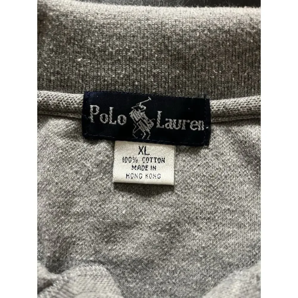 Polo Ralph Lauren Classic Grey Polo Shirt - Size XL
